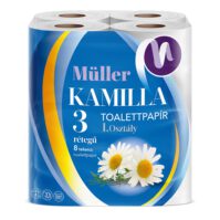 Müller Toalett WC papír 3 rétegű kamilla illatú 8 tekercses