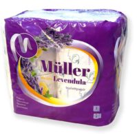 Müller Toalett WC papír 3 rétegű mézes levendula illatú 8 tekercses