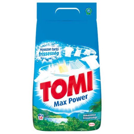 Tomi Max Power Amazónia Frissessége mosószer fehér és színes textíliákhoz 54 mosás 3,51 kg